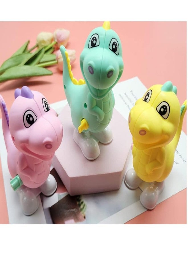 Munmoll Wind Up Crawling Dinosaur Baby Toys for Kids Jumping Toy for Kids Cute Dinosaur Toys Set with Key Winding UP and Moving Toy for Toddlers (Pack of 2) - Image 1